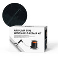 Plastic car windshield crack repair tool for point fixing stone chips