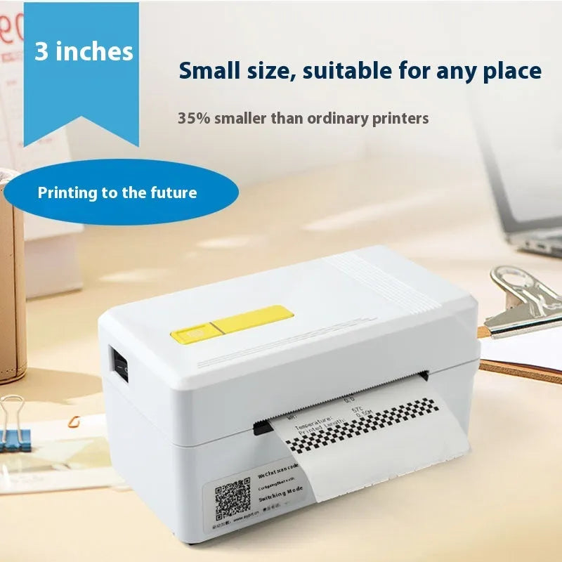 FlashLabel Thermal Express Face Single Machine label printer in black and white models