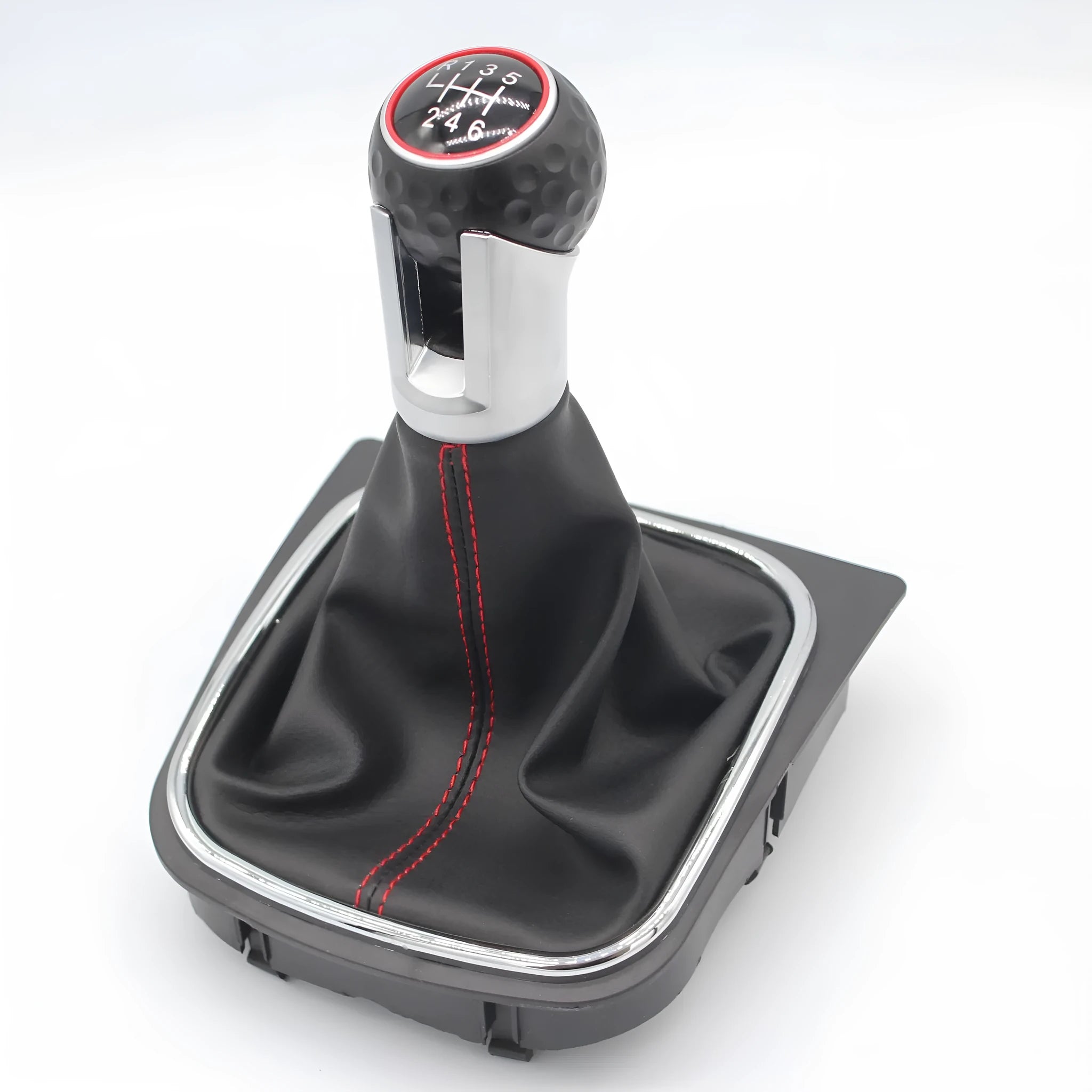 Volkswagen Golf manual gear shift knob replacement with dust boot for models 5, 6 and 7