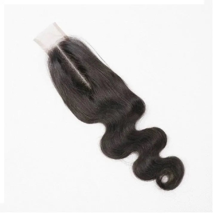 Natural colour straight human hair women's wig showing length options from 8 to 20 inches