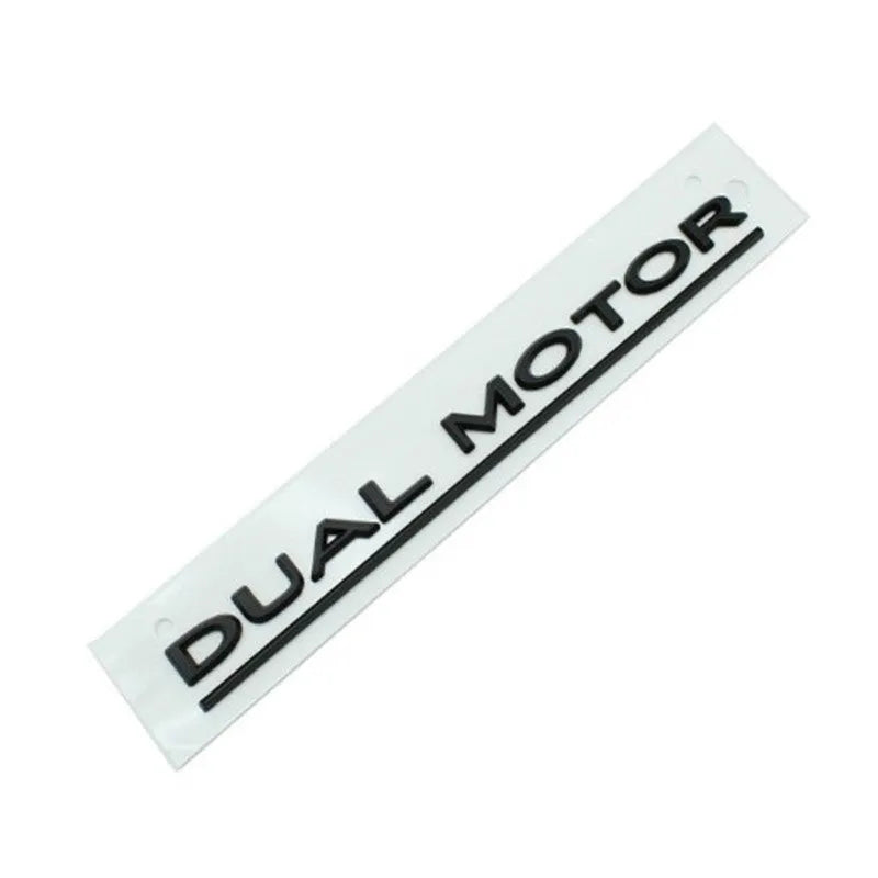Tesla Model 3 black and red ABS plastic performance letter bumper sticker