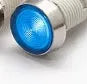10mm stainless steel edge plastic indicator light with wire in multiple colour options