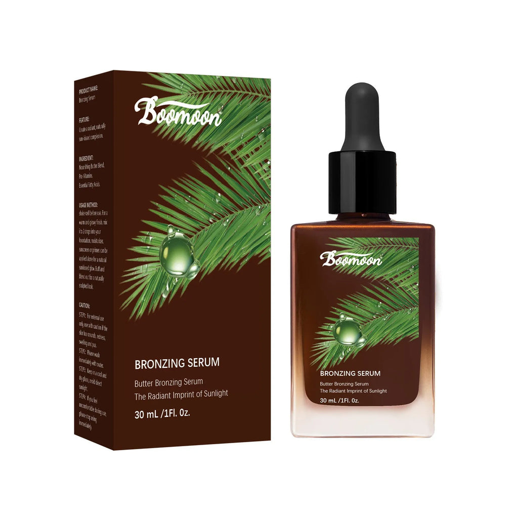 Bronze black nursing care solution in 101mm tall 30ml bottle for tanning moisturising