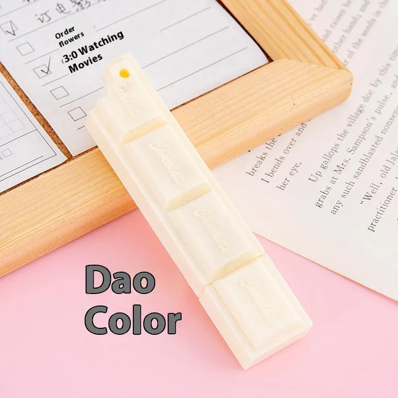 Cartoon chocolate ballpoint pen simulation food design with 0.5mm bullet tip