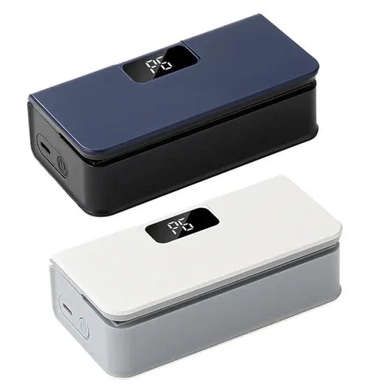 Portable mini sealing machine in white or blue colour for sealing plastic food bags