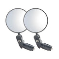 Black foldable convex rearview mirror with 7cm diameter reflector shown on a white background.