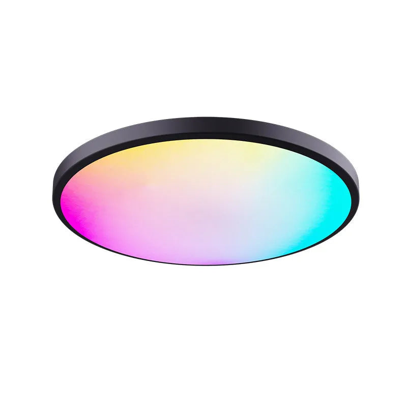 RGBCW intelligent Bluetooth ceiling lamp in black or white with remote control