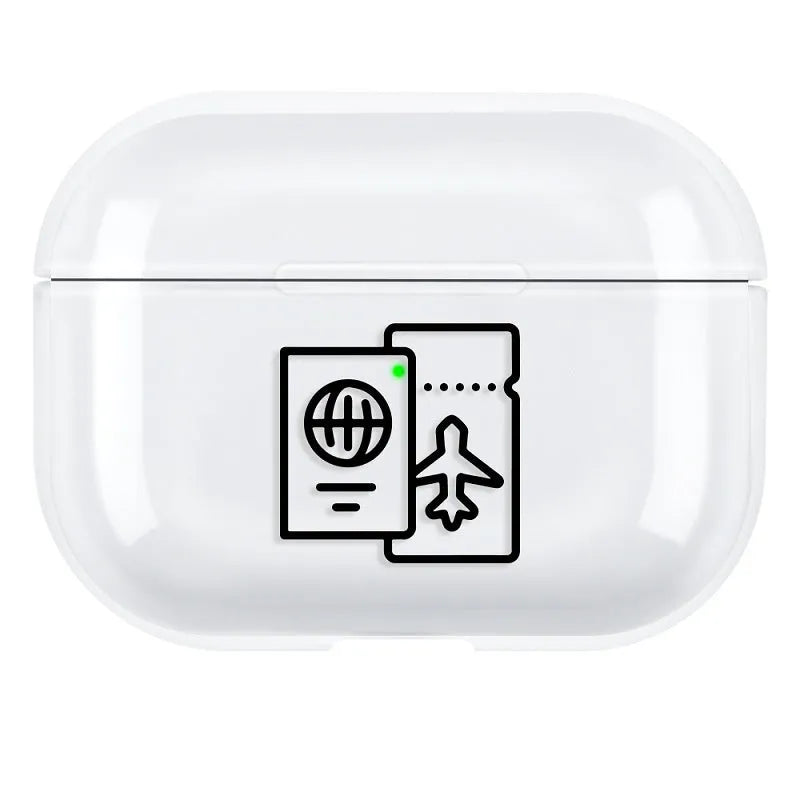 AirPods Pro 3 protective shell back cover in PC material with solid colour design