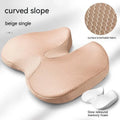 Curved bevel memory foam seat cushion for tailbone pain relief in four colour options