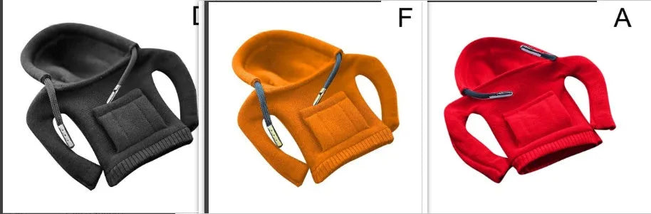 Cloth gear shift knob cover in assorted colours, shown with dimensions of 13 cm by 8 cm.