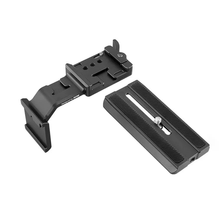 Dual position extension handle and stabiliser accessory for a Linjia Yunhe 2S kettle.
