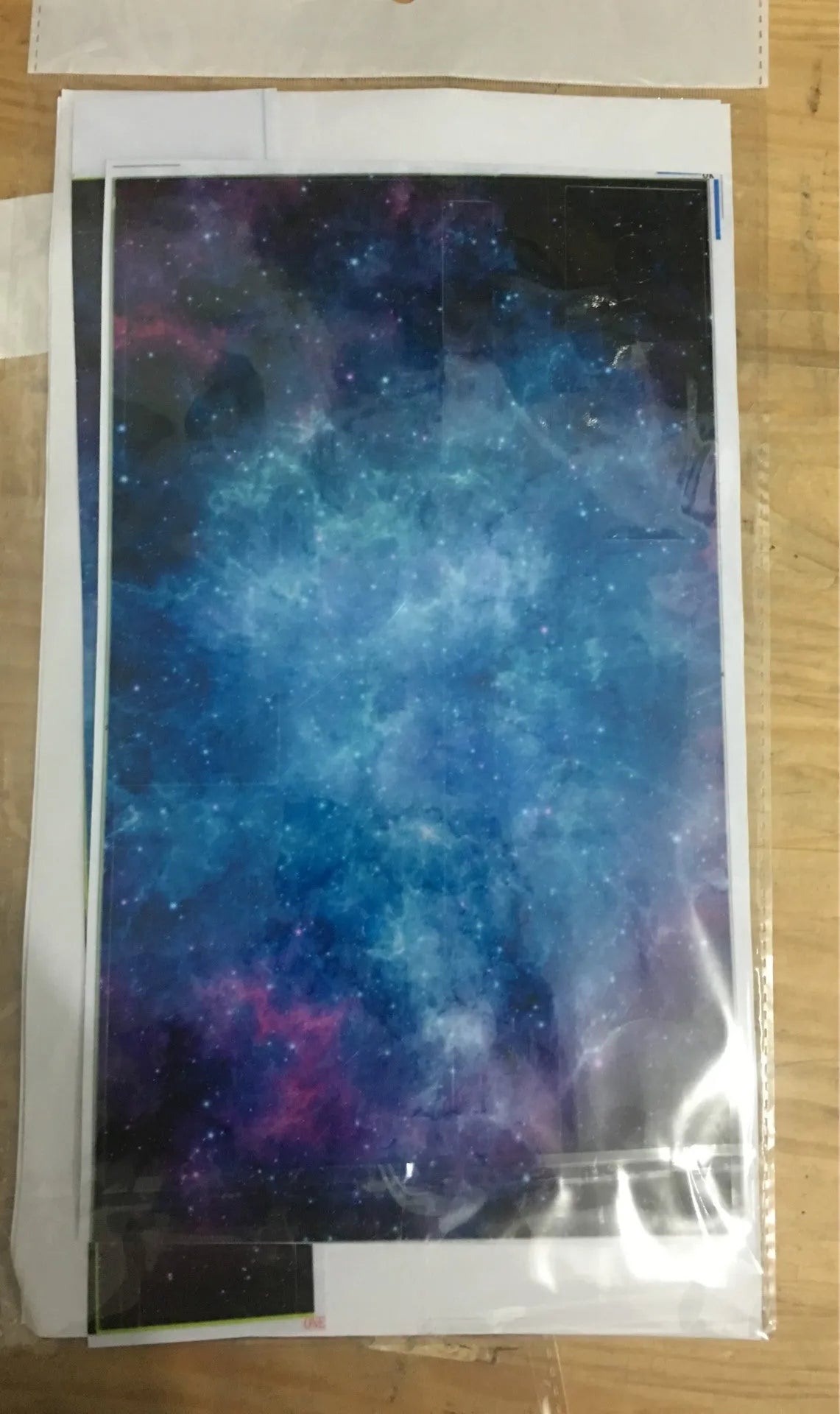 Blue matte film skin sticker for Xbox One console protection with scratch-free surface