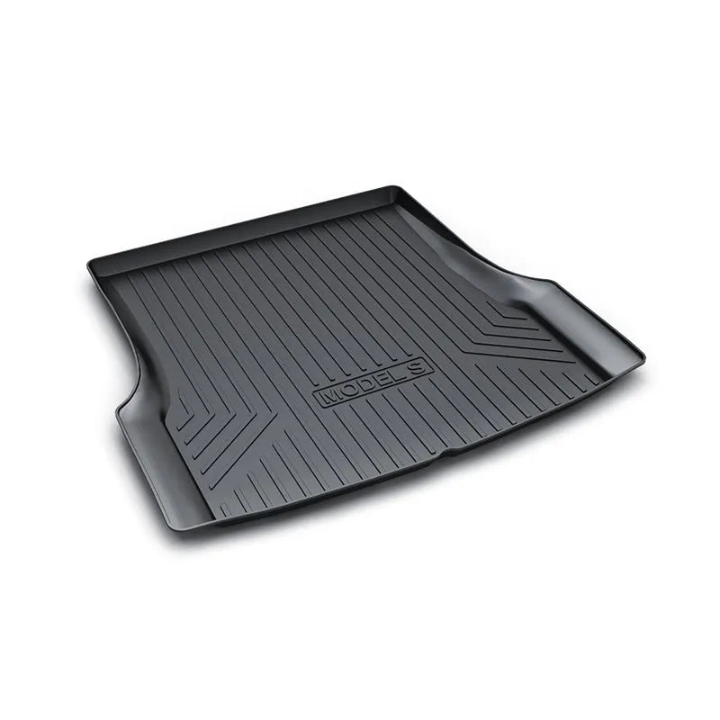 Rubber floor mats for Tesla cars with TPE footrest style for Model 3, Y, S and X vehicles