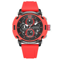 Men's multi-function luminous waterproof calendar watch with 51mm case in five colour options