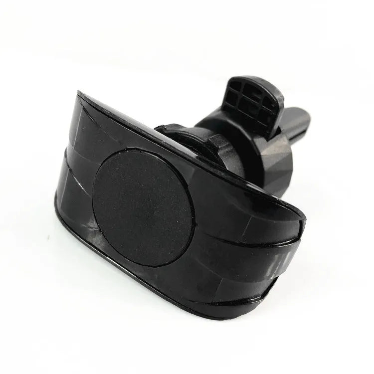 Glory black car phone holder mounted on a vehicle air vent holding a smartphone