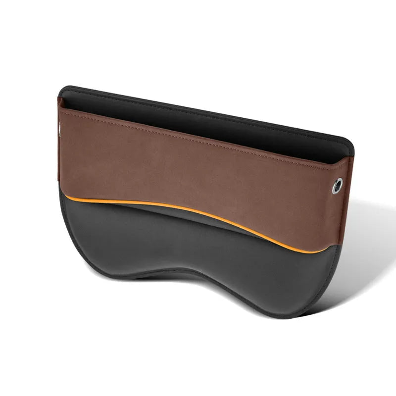 Leather car seat storage box organiser in five colour options