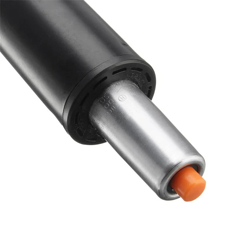 Gas lift mechanism for office chairs in electroplated metallic or black finish