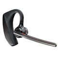 Black sports Bluetooth headphones with battery display and USB charging port