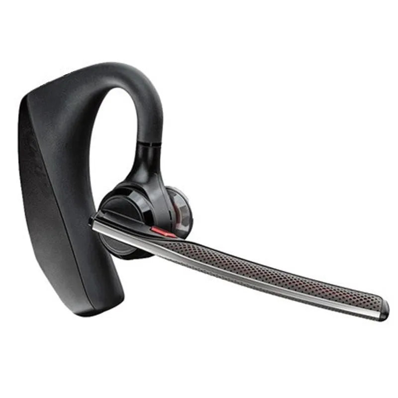 Black sports Bluetooth headphones with battery display and USB charging port