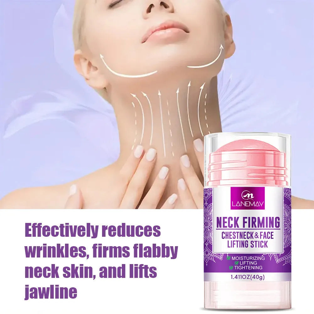 40g container of anti-wrinkle neck firming cream for moisturising and brightening skin.