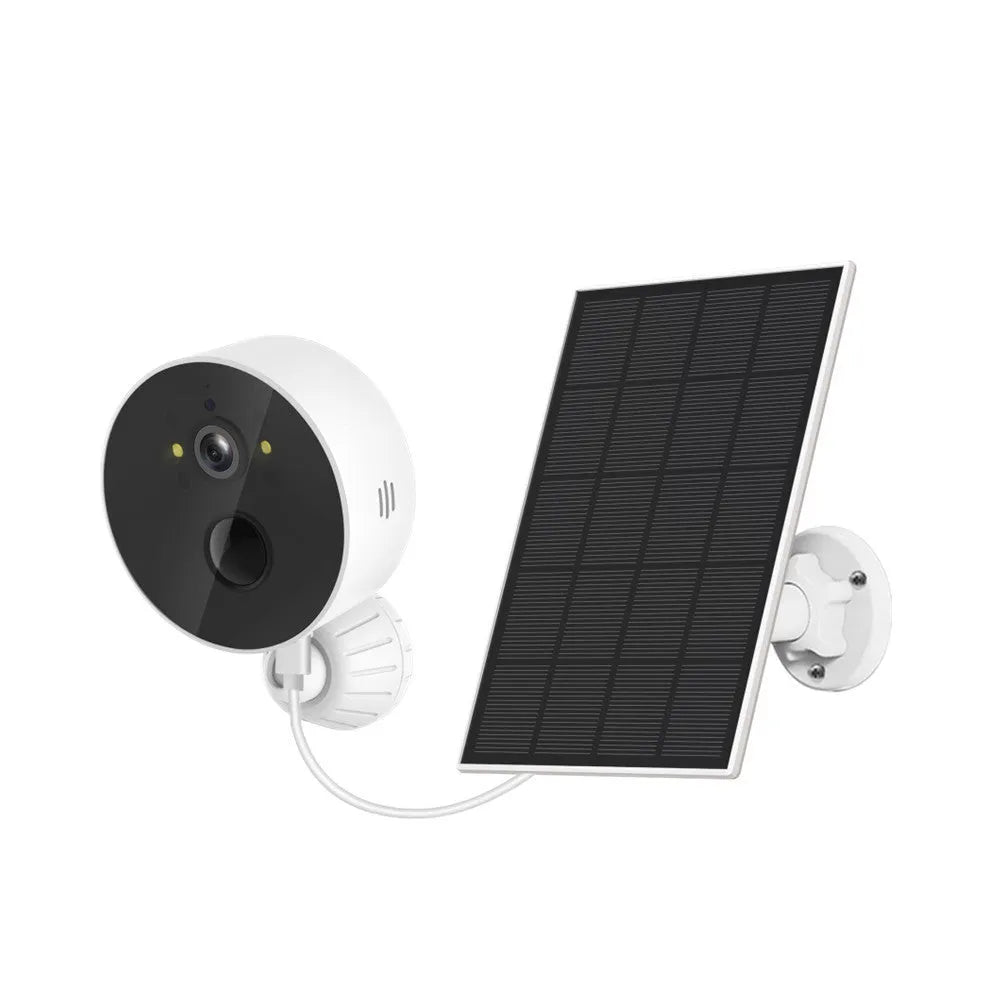 Solar panel and 1080P outdoor security camera system for wireless monitoring