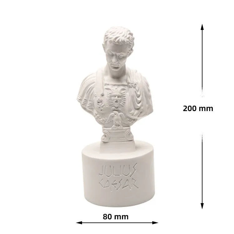 White American character pen holder made from synthetic resin for desk organisation