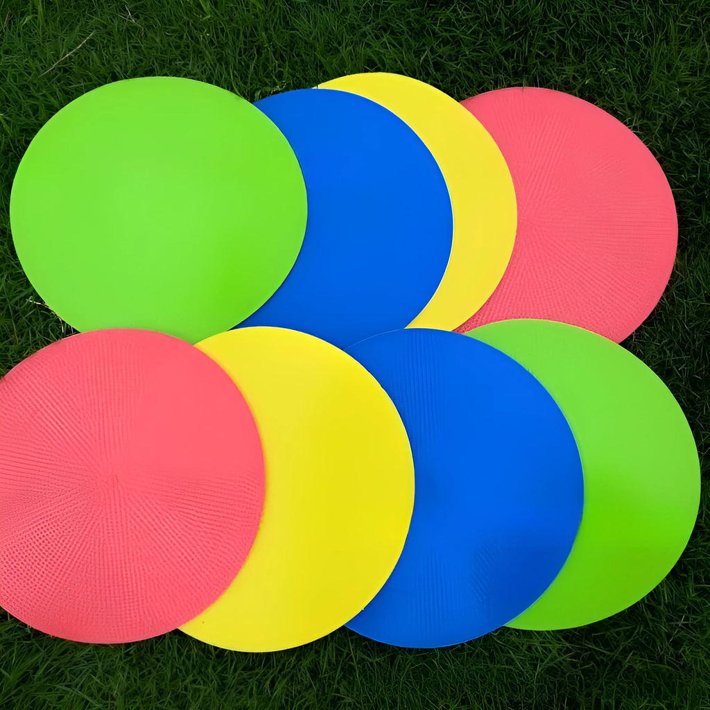 Soft TPE sports training landmark disc in six colours with 23cm diameter
