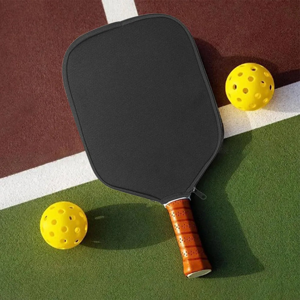 Black neoprene protective sleeve for table tennis rackets