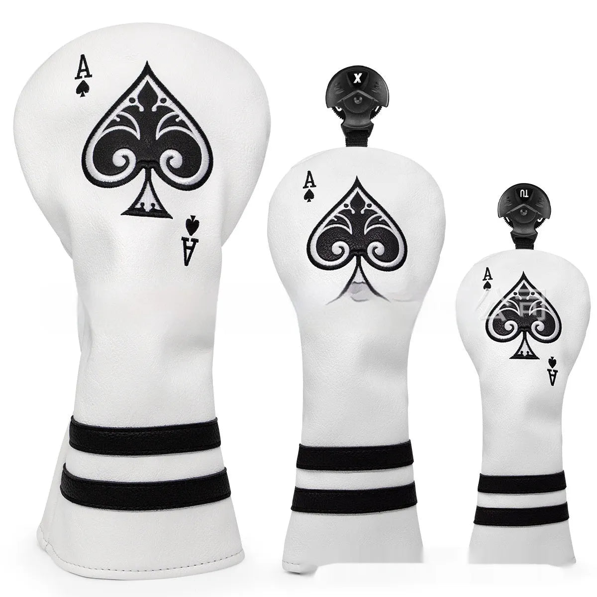 PU golf putter sleeve for putter head protection in three colour options