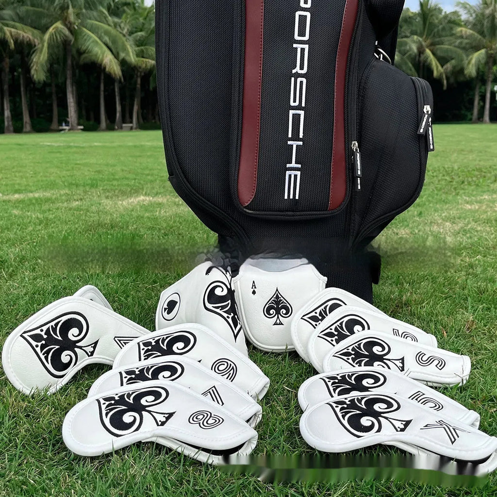 PU golf putter sleeve for putter head protection in three colour options