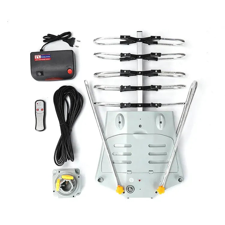 GR-1002 outdoor rotatable television antenna with high gain aerial for UHF reception