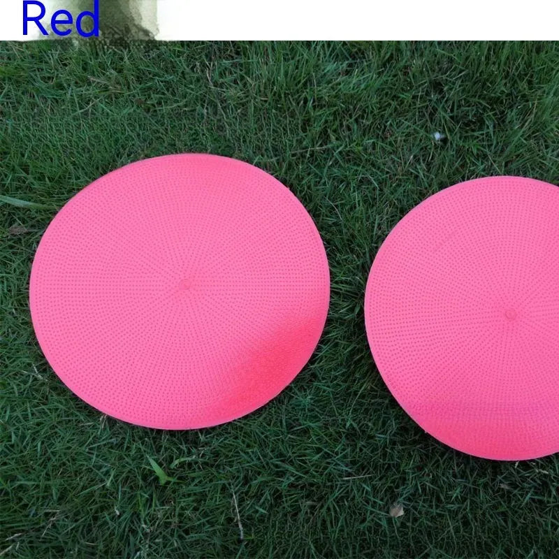 Soft TPE sports training landmark disc in six colours with 23cm diameter