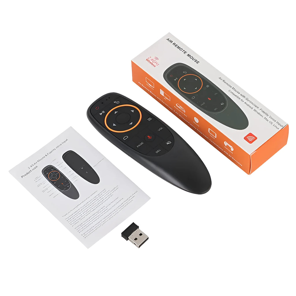 G10 G10S Pro intelligent voice remote control with plastic shell and silicone buttons for Android and PC