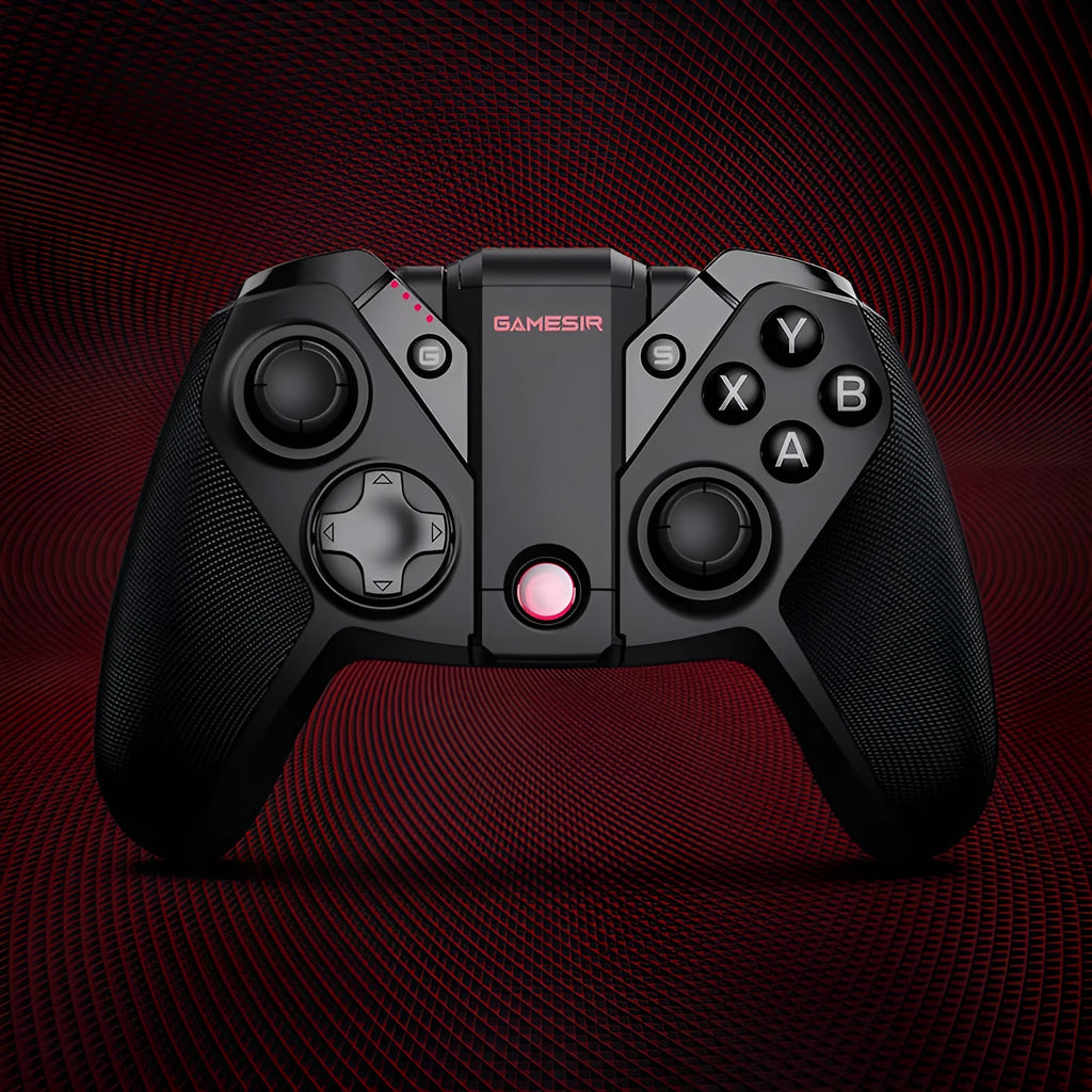 Black Gaishi USB Type-C gaming controller with standard gaming button layout
