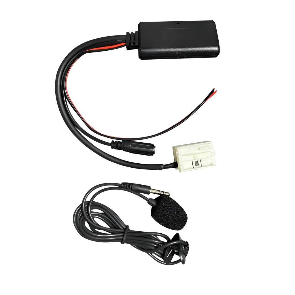 Bluetooth adapter cable kit for Citroen and Peugeot RD4 car stereos with microphone
