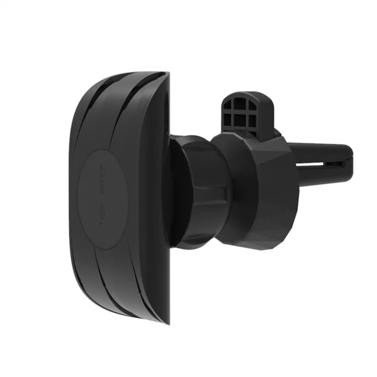 Glory black car phone holder mounted on a vehicle air vent holding a smartphone