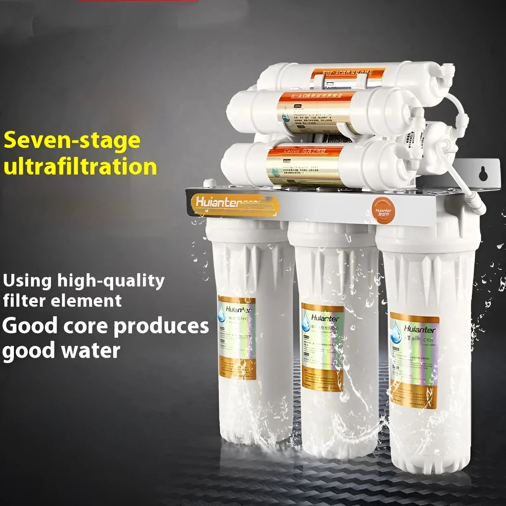 White plastic water filter cartridge for direct drinking tap water purification system replacement