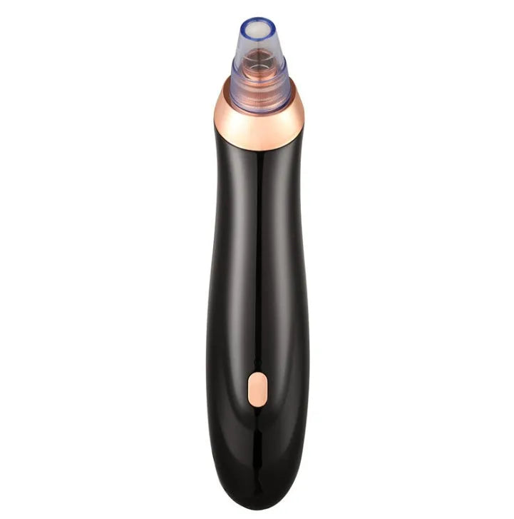 Electric blackhead remover pore cleaner with multiple nozzle attachments and 3.7V lithium battery