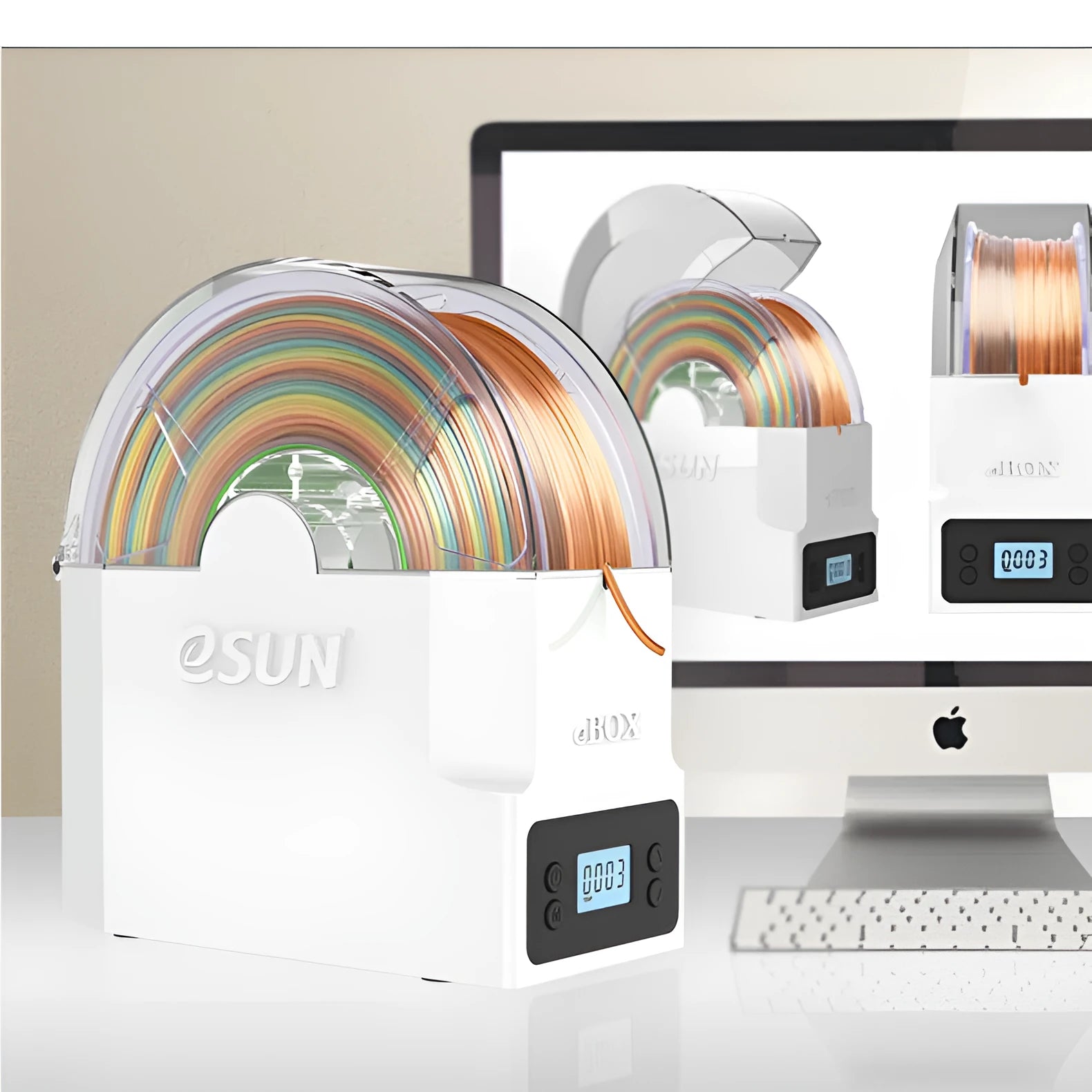 eBOX Lite 3D printing filament drying storage box with wire heating and dustproof cabinet body