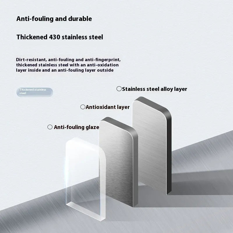 Square stainless steel inductive smart trash can with sensor lid.