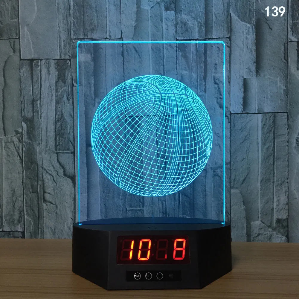 3D dolphin-shaped wireless LED table lamp with remote control on wooden surface