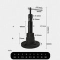 Chrome vanadium steel hub puller tool for removing brake drums from electric tricycles, motorcycles, and cars.