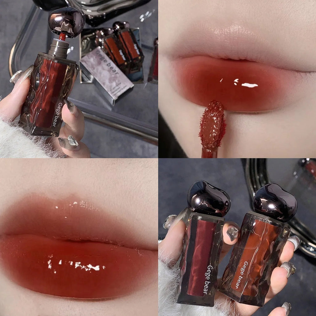 Glacier Lava Lip Lacquer mirror makeup gloss with seven colour options
