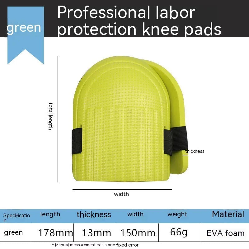 EVA rubber kneecap pads for auto repair and construction work with 11mm thickness