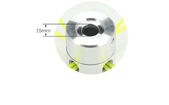 Luzhu silver aluminium cylinder grass head for lawn mower with wrench and light yellow strings