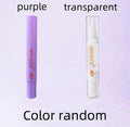 White pet toothbrush pen with applicator brush for dog and cat teeth cleaning.