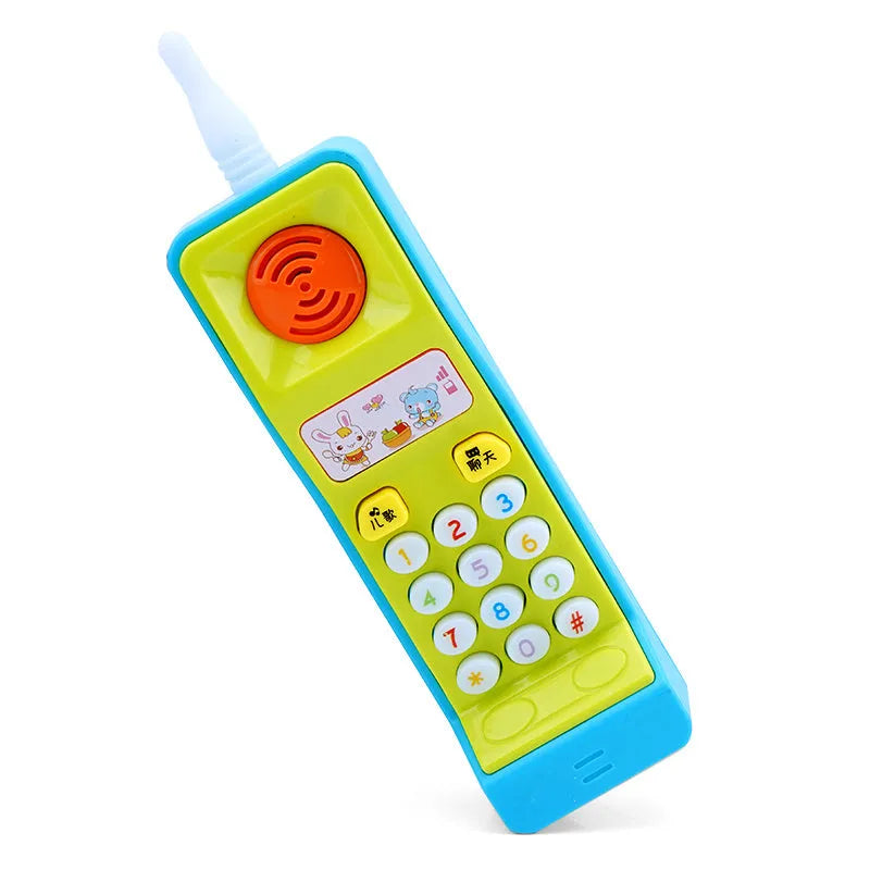 Children's educational toy with sound and light functions featuring cartoon animal design for 3 year olds
