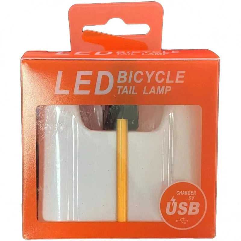 USB rechargeable cycling taillight modification wiring kit in five colour options with waterproof construction