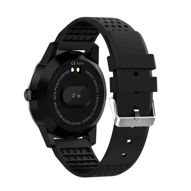 Smart bracelet with 1.3-inch colour screen displaying heart rate and fitness data