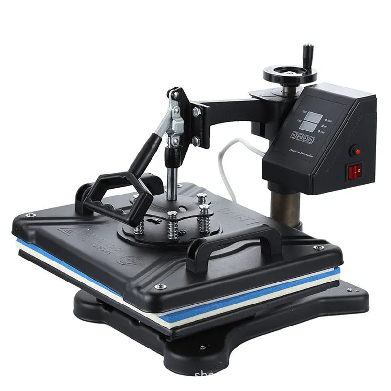 Black clothing thermal transfer machine for T-shirt printing with 70x70x35cm dimensions